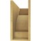 Ekena Millwork 9"W x 27"D x 18"H Classic Mediterranean Rough Cedar Woodgrain TimberThane Corbel, Primed Tan CORUR09X27X18MEDRCPR - alternate 3